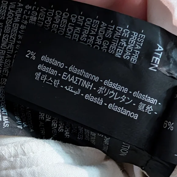 Like New! Zara X DNWR Carpenter Cargo Pants, Off White - Picture 10 of 10